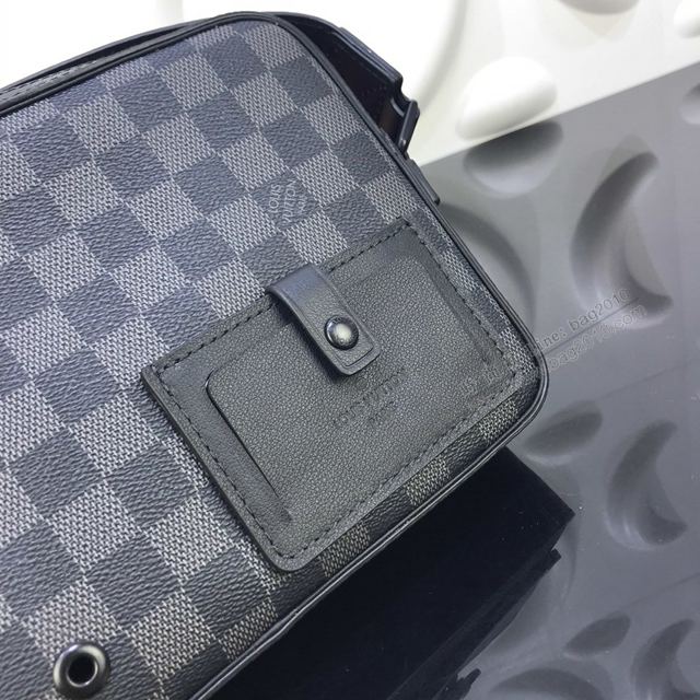 LV包 LV男包 N40188 LV新款棋盤格男包 Alpha郵差包 LV單肩斜挎包 LV相機包  ydh3248